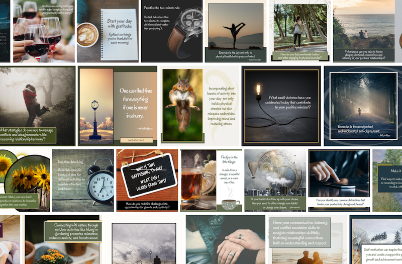 Social Media Power Pack sample images - composite marketing image v1