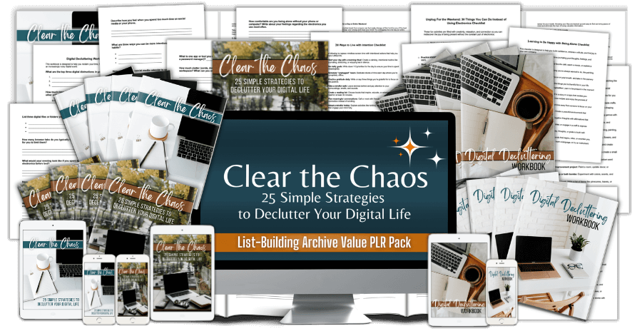 Clear the Chaos: Digital Decluttering Archive Value Pack