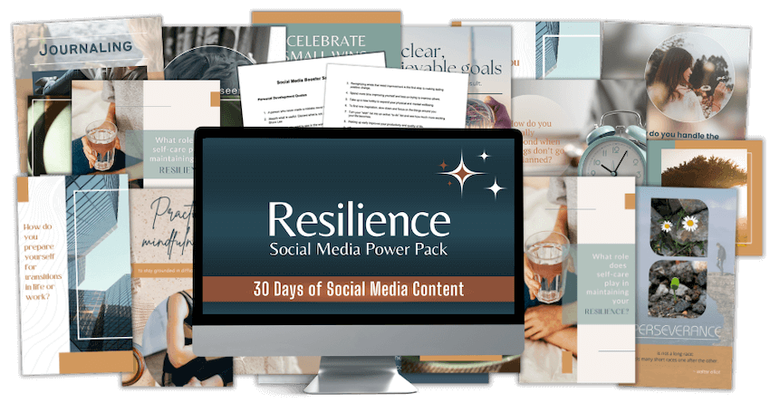 Resilience Social Media PLR Pack