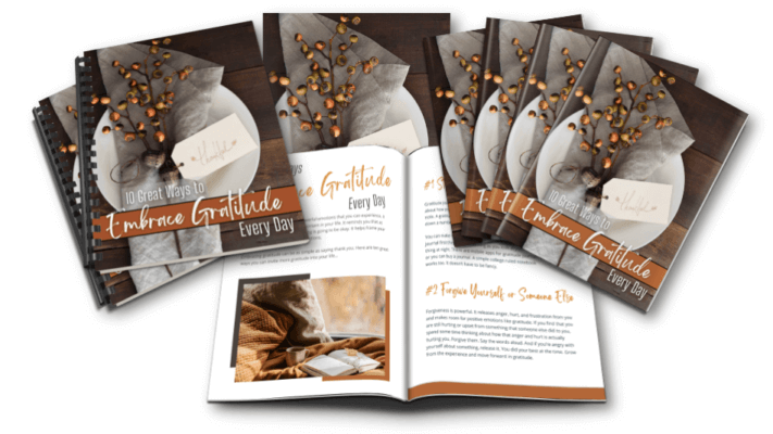 Free Embracing Gratitude PLR Lead Magnet - eCovers - v2
