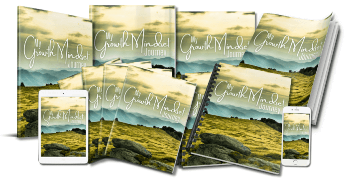 GrowthMindsetChallengePLR_Journal_eCover_v1 Growth Mindset Journal eCover v1 marketing mockup image
