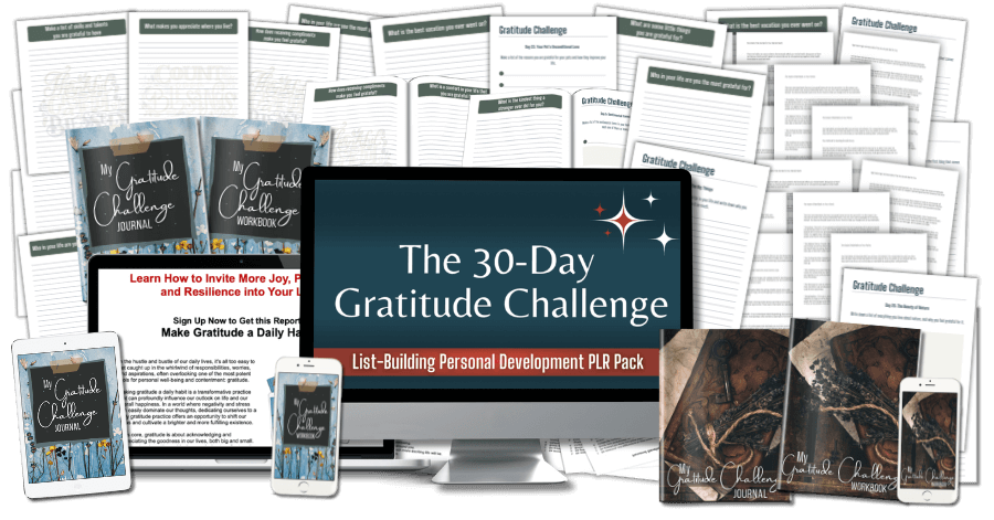 GratitudeChallenge_Mockup 30-Day Gratitude Challenge PLR Composite Marketing Mockup