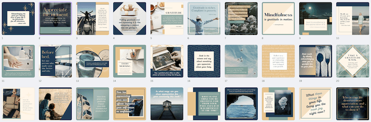 Gratitude_SM_Square_Composite Instagram Square Gratitude Social Media Graphics - Composite Marketing Image