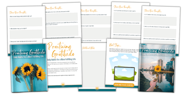 PracticingGratitude_workbook_simplified Practicing Gratitude PLR Workbook Canva Templates - simplified version marketing image