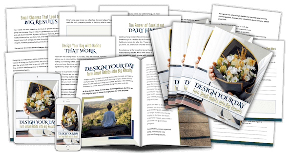 DesignYourDay_workbook_v1 Design Your Day Interactive Workbook marketing image