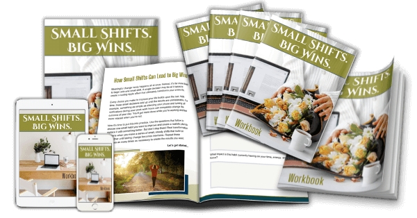 SmallShiftsBigWins_ecovers_v1 Small Shifts Big Wins Lead Magnet ecover v1 marketing image