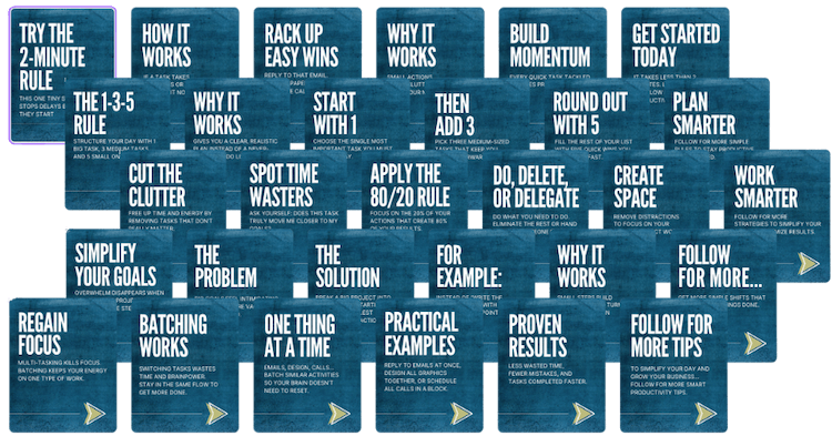 Peak Productivity PLR Challenge bonus social media templates