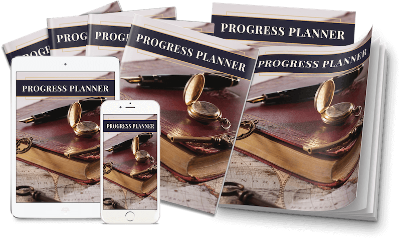 Overcoming Procrastination PLR Planner ecovers V2 marketing image