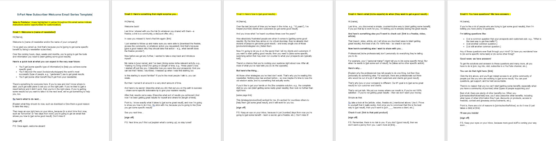 Self-Care PLR Welcome Email Series Templates
