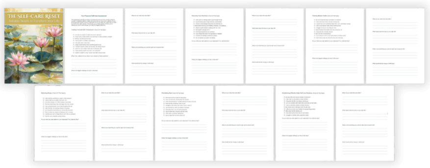 Self-Care PLR Self-Assessment .docx file composite marketing image
