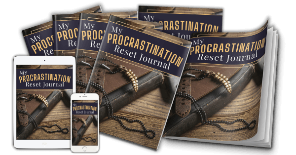 Procrastination Reset Journal eCovers v1 marketing image