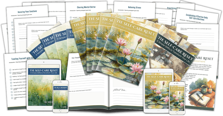 Self-Care PLR Self-Assessment composite marketing image