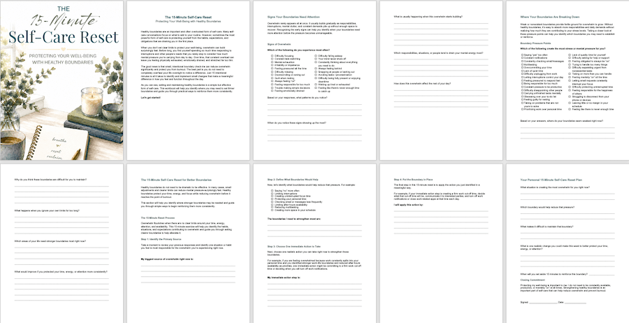 EZI_HealthyBoundariePLR_docxfile Healthy Boundaries PLR workbook mockup image
