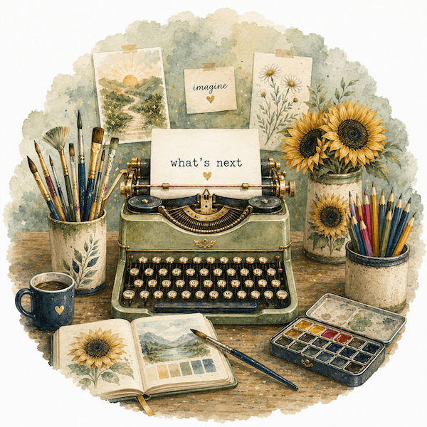Creativity PLR Challenge Journal What's Next image